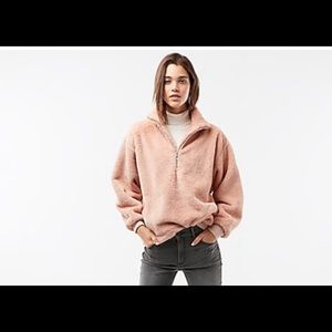 Express Jackets & Coats - Over sized fleece quarter zip Express Jackets & Coats - Over sized fleece quarter zip